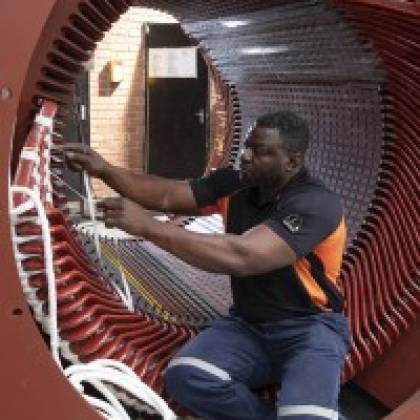 Marthinusen & Coutts Revitalises and overhauls 15kV Natural Gas Power Alternators